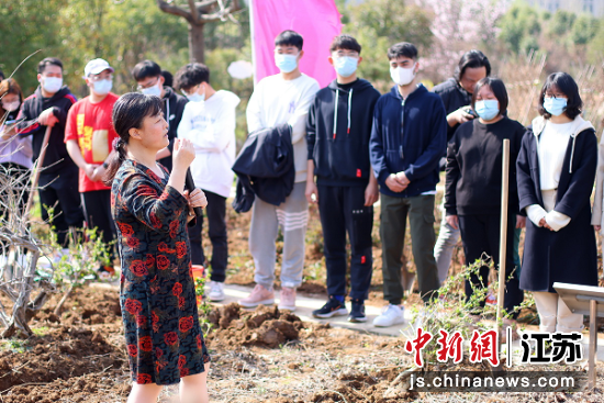 中国新闻网 南京医科大学师生走进田间栽培药用植物